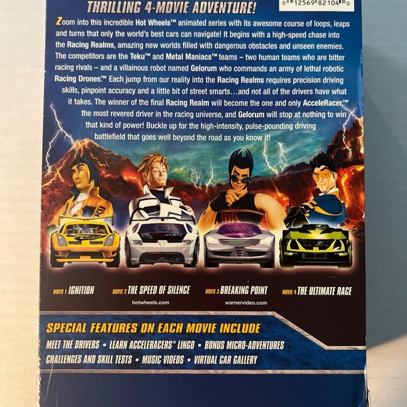 Hot Wheels AcceleRacers DVD Set (DVD, 2006, 4-Disc Set) - Picture 3 of 12
